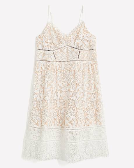 Robe sans manches en dentelle - Addition Elle