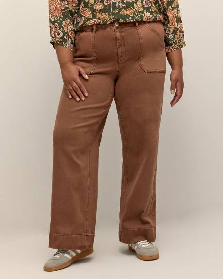Responsible, Petite, 1948-Fit Wide-Leg Coloured Jeans - d/C Jeans