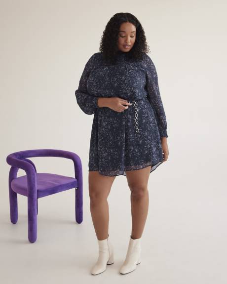 Lightweight A-Line Smocked Dress