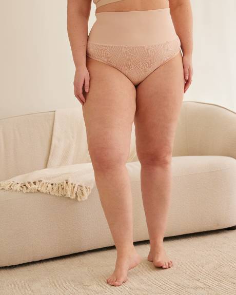 Culotte tanga à taille haute avec dentelle crochetée - ti Voglio
