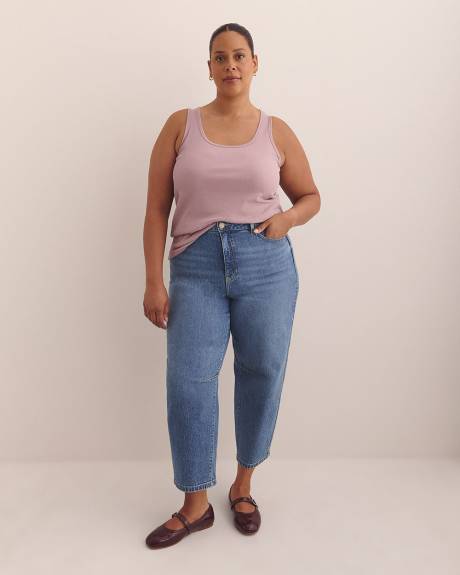 Scoop-Neck Ribbed Knit Tank Top - PENN. Essentials