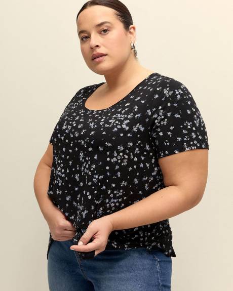 Tunique imprimée, coupe moderne, tissu responsable - Essentiels PENN.