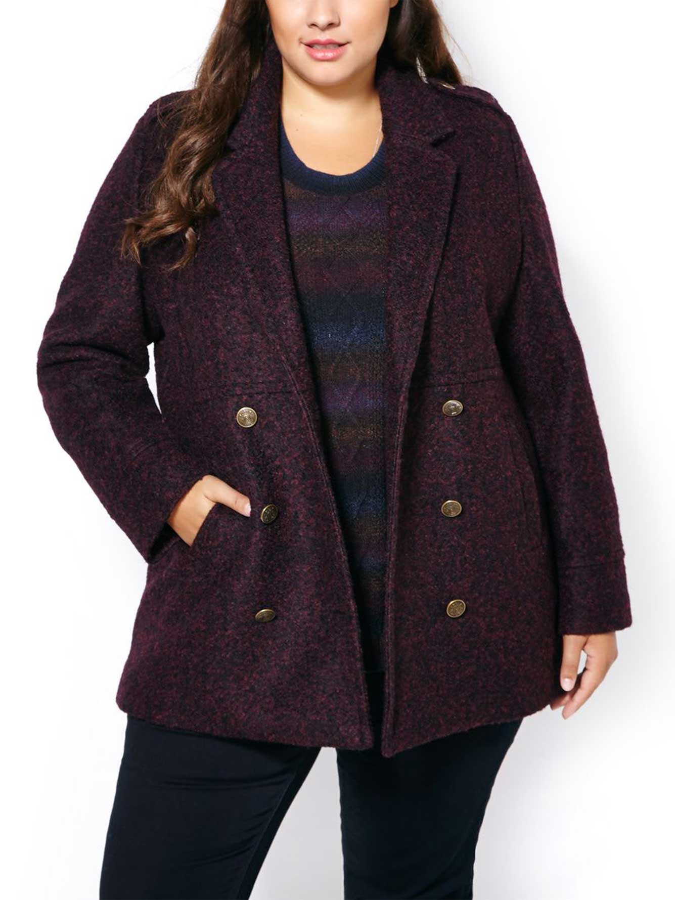 Double Breasted Wool Coat | Penningtons