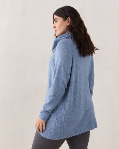 Tunic Sweater With Cowl Neck - In Every Story