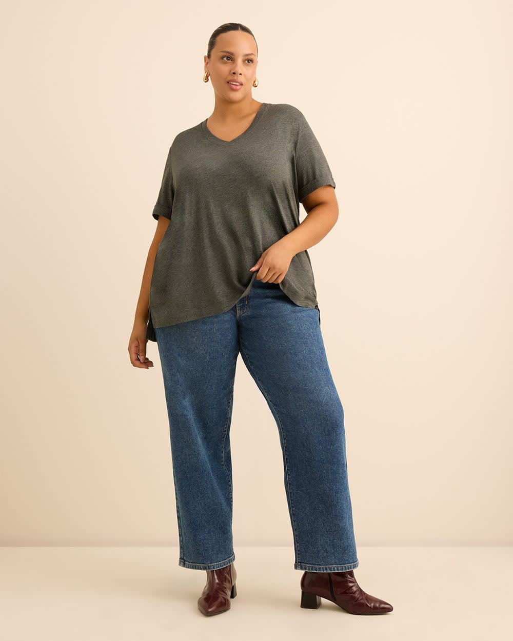 Responsible, Boyfriend-Fit Tee - PENN. Essentials Responsible, Boyfriend-Fit Tee - PENN. Essentials