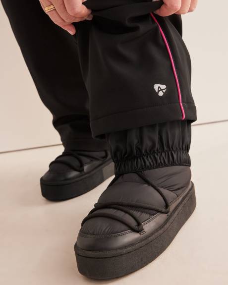 Responsible, Black Snow Pants with Suspenders - Active Zone