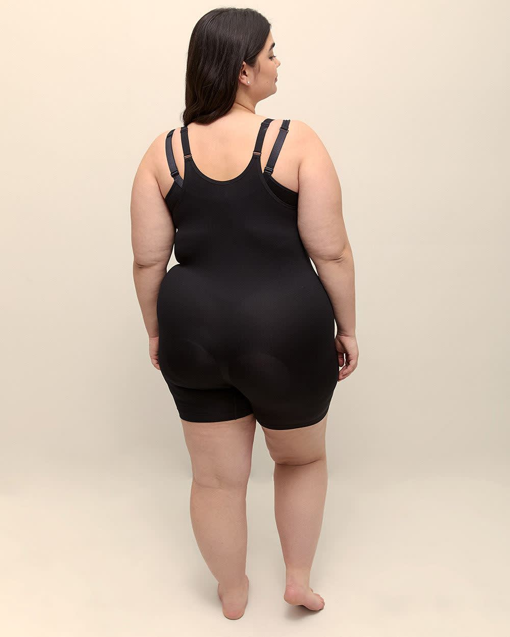 Black one piece bodysuit plus size deals