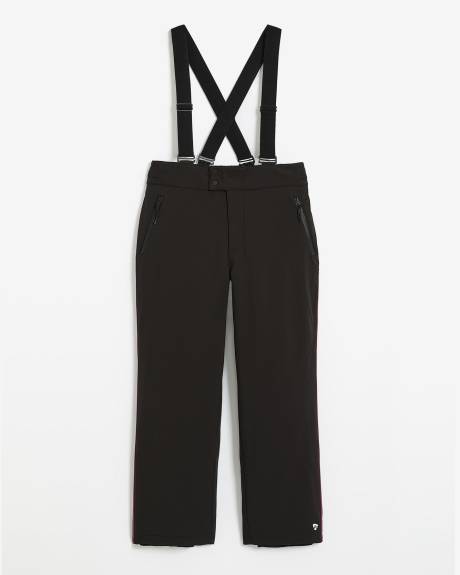 Responsible, Black Snow Pants with Suspenders - Active Zone