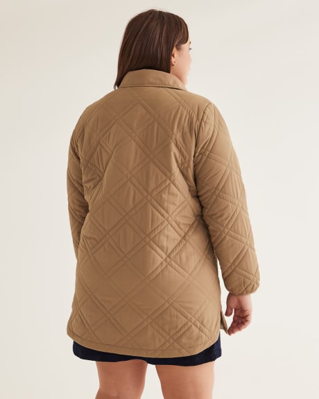 Responsible, Quilted High-Low Jacket
