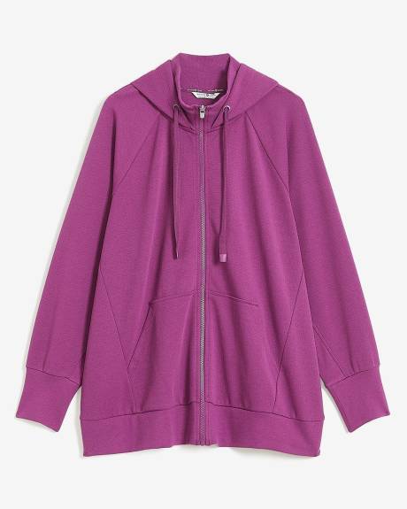 Veste zippée à manches longues avec capuchon - Active Zone