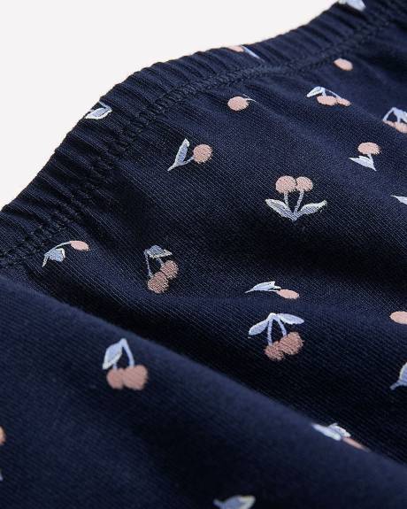 High-Cut Cotton Brief with Cherry Print - ti Voglio