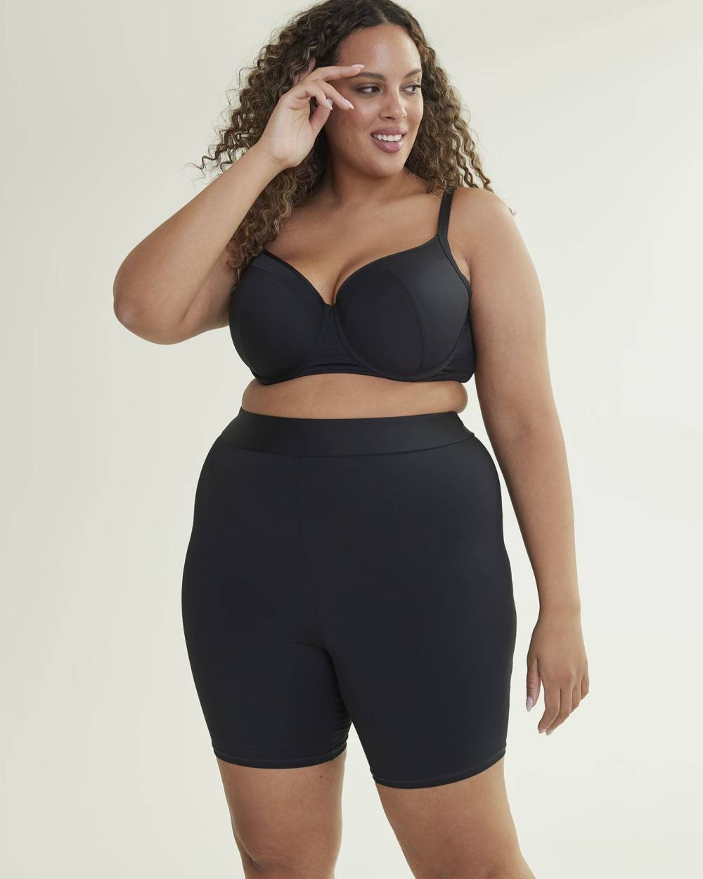 Plus size swim sales shorts for ladies