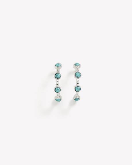 Open Hoop Western-Style Earrings