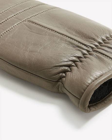 Leather Mittens