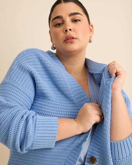 Responsible, Cotton Tunic Cardigan