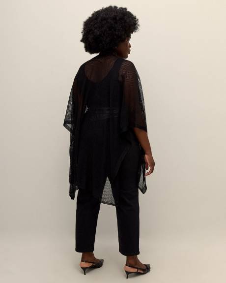 Open Knit Cape