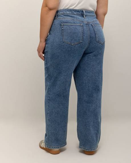 90s Mid-Rise Relaxed Straight Leg Denim - d/C JEANS