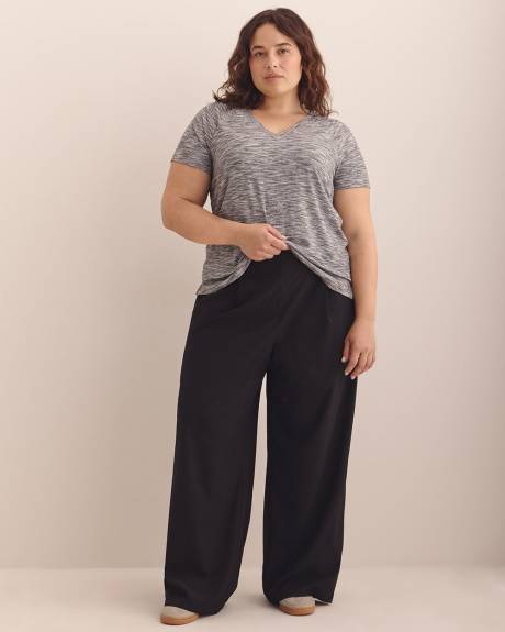Pantalon extensible à jambe évasée, tissu responsable - Active Zone