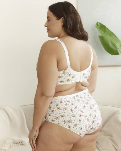 Floral-Print Wireless T-Shirt Bra - ti VOGLIO