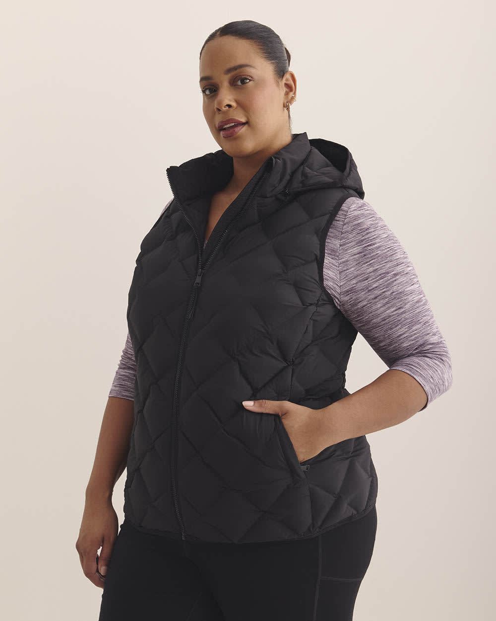 Responsible, Stitch Quilting Packable Vest - Active Zone