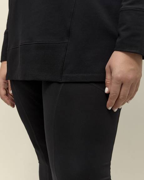 Black French Terry Tunic - Active Zone