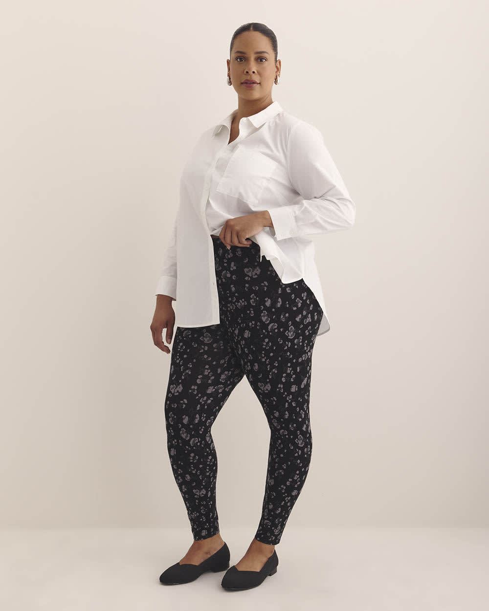 Responsible, Floral Print Fashion Legging - PENN. Essentials