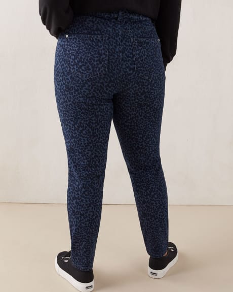 Animal-Print Skinny-Leg Jeans - Addition Elle