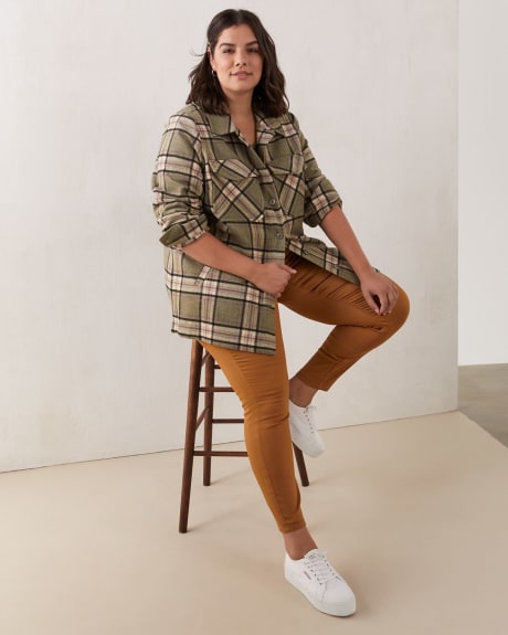 Brushed Plaid Shirt Jacket - In Every Story