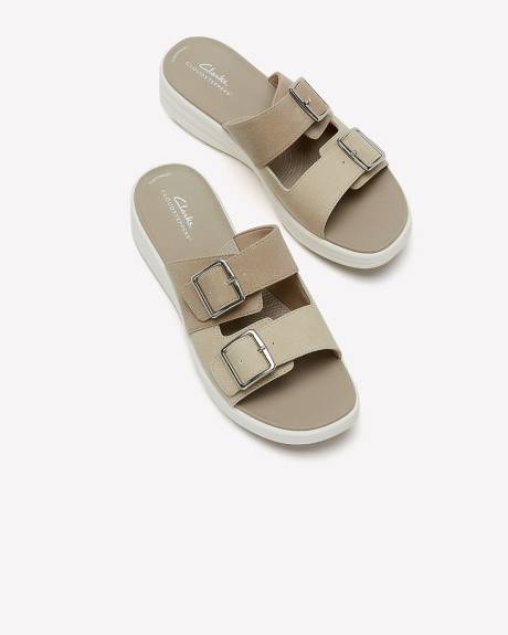 Sandales Drift à doubles boucles, pied large - Clarks