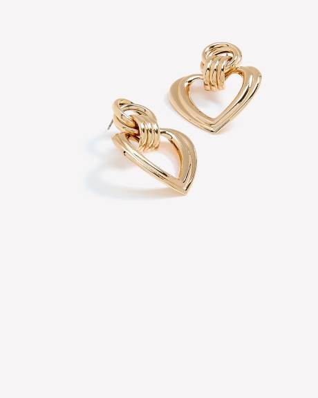 Fancy Heart-Shaped Earrings