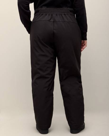 Petite, Black Snow Pants with Suspenders - Active Zone