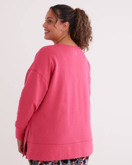 Crew Neck Tunic Sweatshirt - Active Zone