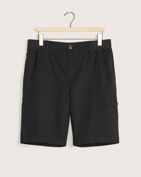 Cotton Cargo Pocket Bermuda Shorts