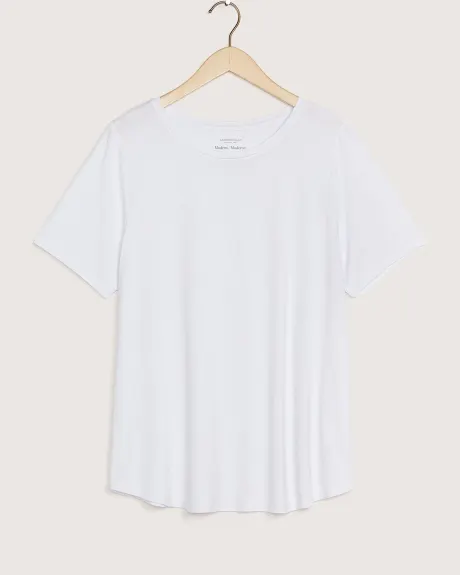 T-shirt coupe moderne à encolure ronde - Addition Elle - Essentiels PENN.