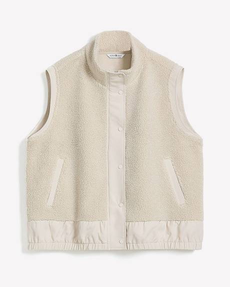 Sherpa Mock-Neck Vest - Active Zone Sherpa Mock-Neck Vest - Active Zone