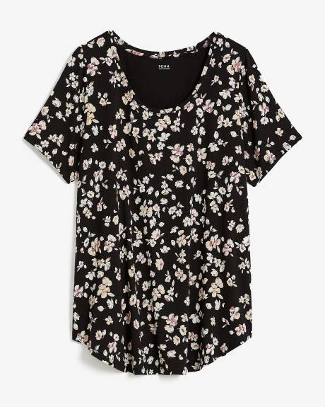 Floral Print Modern-Fit Tee - PENN. Essentials