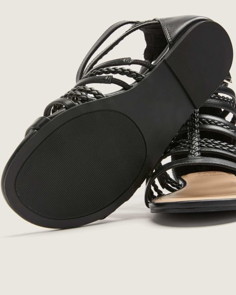 Wide-Width, Gladiator Sandals - Addition Elle