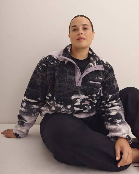 Helvetia Printed Cropped Half-Snap Fleece Pullover - Columbia