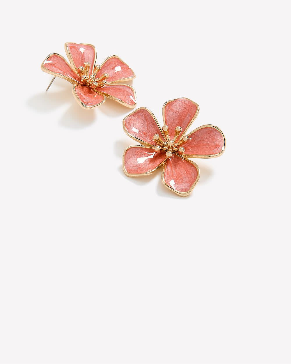 Flower Statement Earrings
