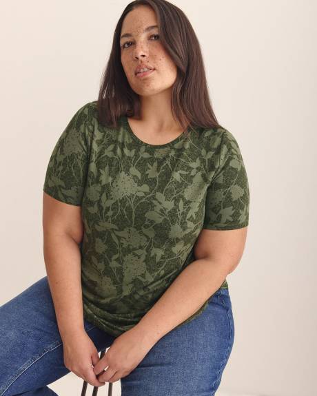 T-shirt imprimé, coupe moderne, tissu responsable - Addition Elle - Essentiels PENN.