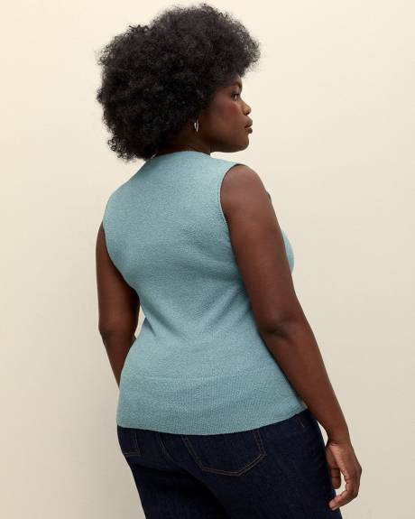 Sleeveless Sweater Vest - Addition Elle