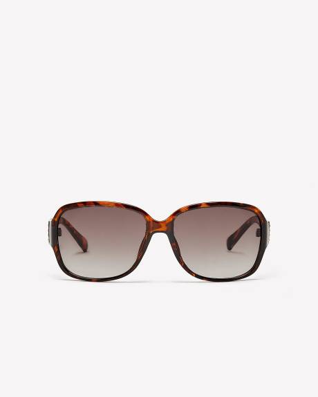 Black Sunglasses with Rhinestones