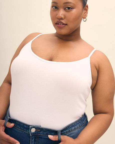 Solid Fitted Cami With Adjustable Straps - PENN. Essentials