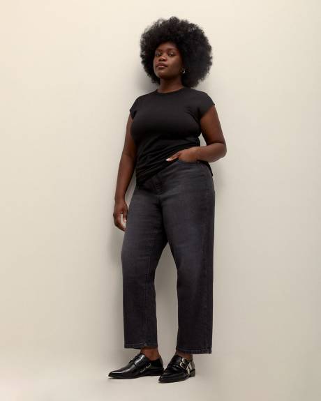 Tee with Side Ruching - Addition Elle - PENN. Essentials