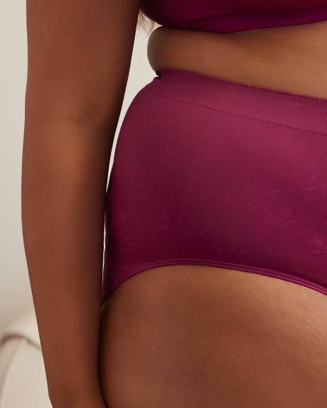 Culotte classique sans coutures, motif de feuilles - ti Voglio