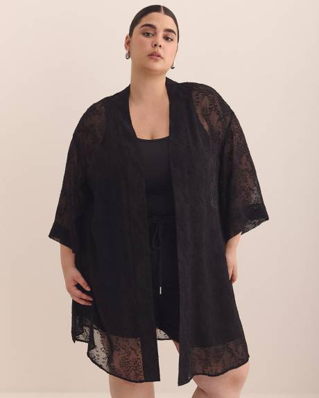Dropped-Shoulder Tunic Overpiece