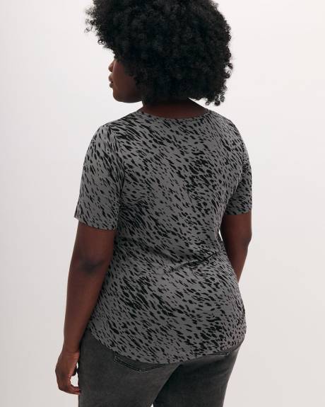 T-shirt imprimé, coupe moderne, tissu responsable - Addition Elle - Essentiels PENN.