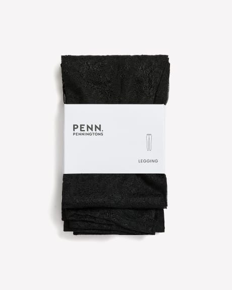 Black Lace Legging - PENN. Essentials