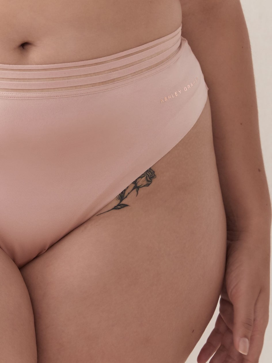 Solid Invisible Thong Panty - Ashley Graham