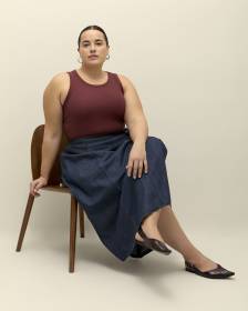 Responsible, Flowy Denim Maxi Skirt - d/C JEANS